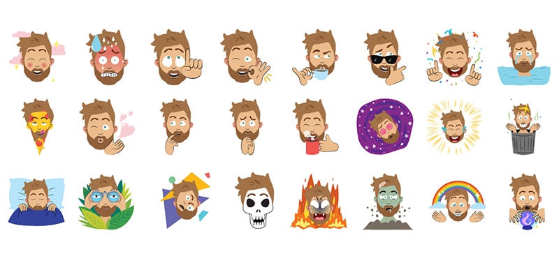 Google Allo-stickers