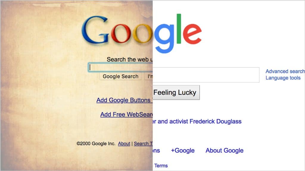 Google in de tijdmachine