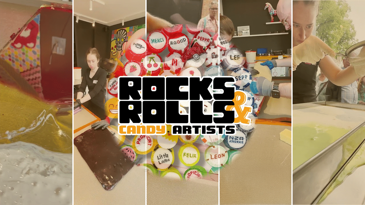 Rock & Rolls Candy Artists collage
