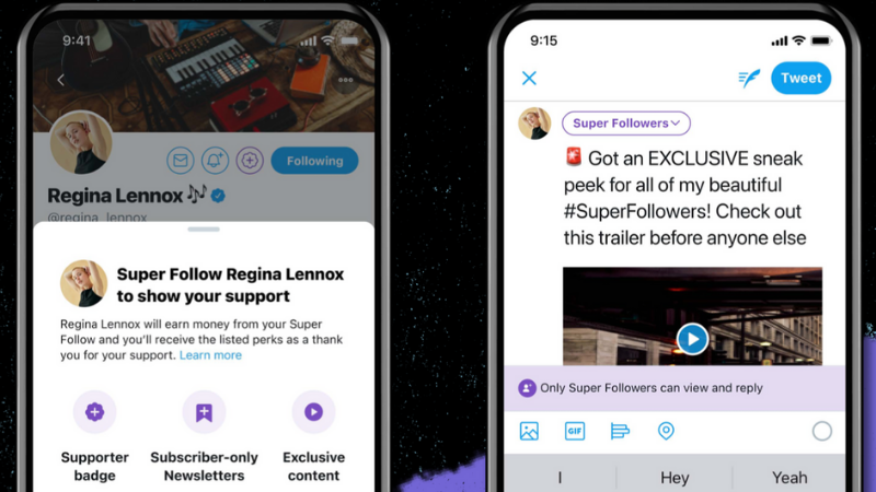 Twitter Super Follow